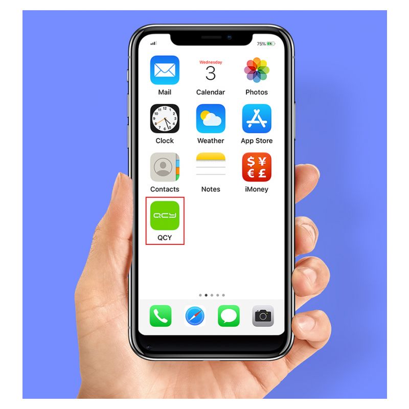 Bluetooth slusalice QCY T7 bele