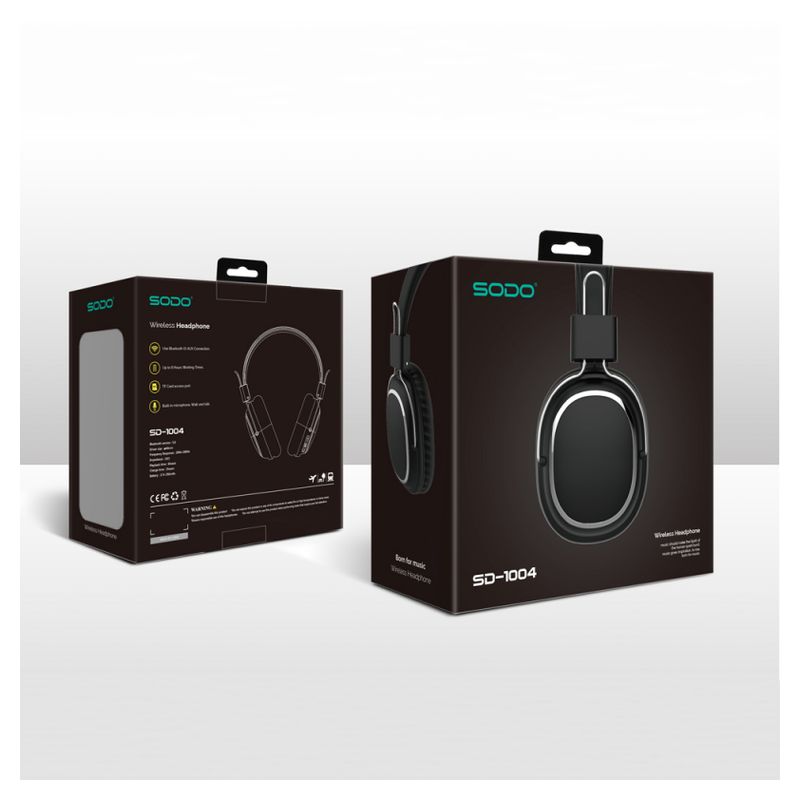 Bluetooth slusalice Sodo SD-1004 tamno sive