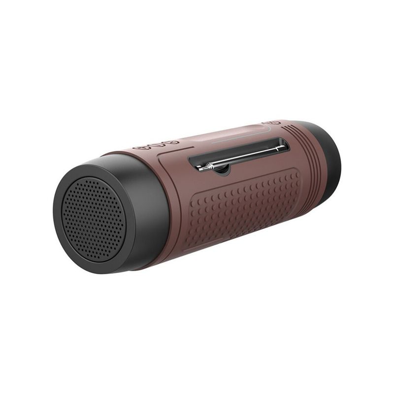 Bluetooth zvucnik A1 sa LED lampom braon