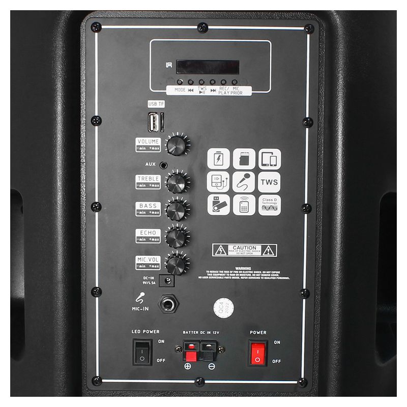 Bluetooth zvucnik A15 15" 40W