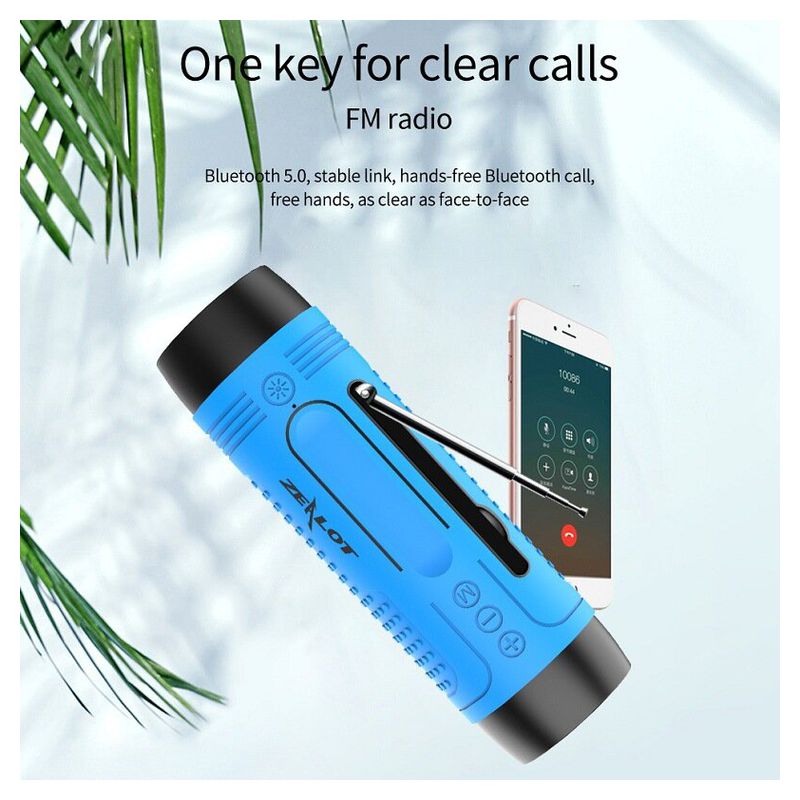 Bluetooth zvucnik A2 sa LED lampom crveni