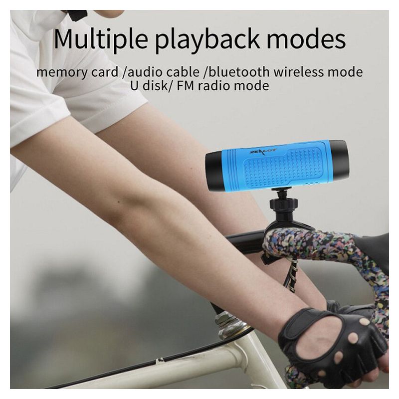 Bluetooth zvucnik A2 sa LED lampom crveni