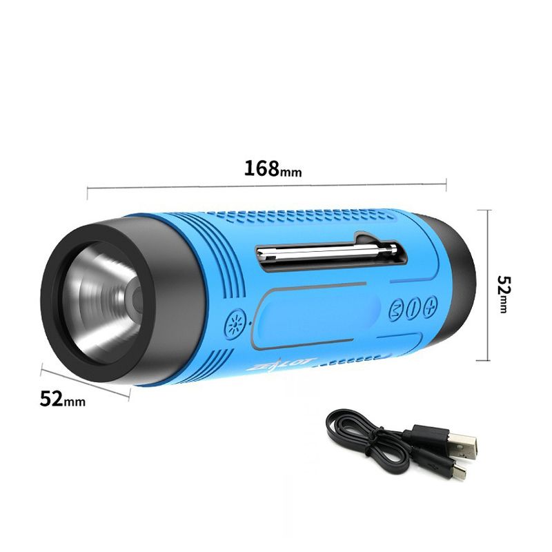Bluetooth zvucnik A2 sa LED lampom crveni
