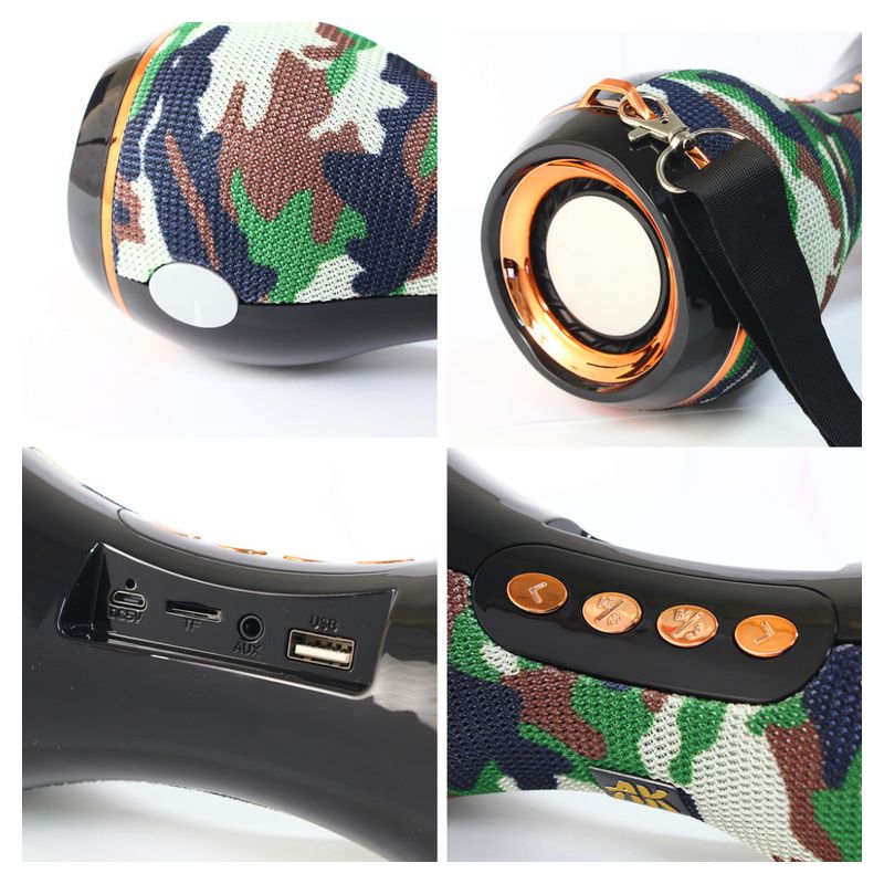 Bluetooth zvucnik AK201 army