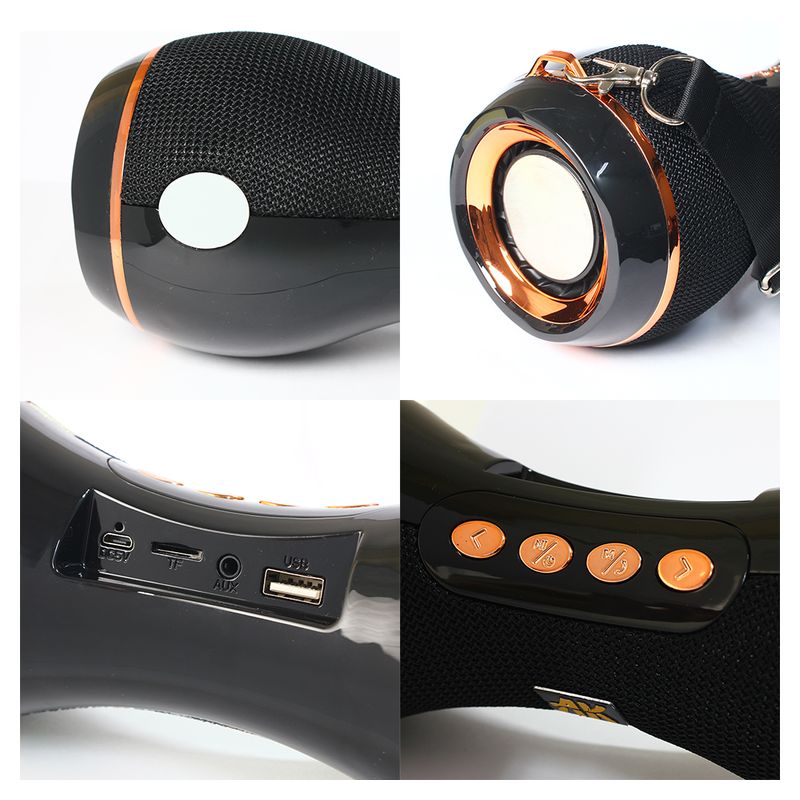 Bluetooth zvucnik AK201 crni