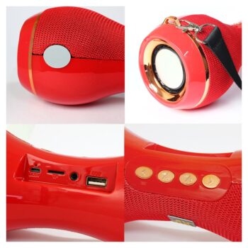 Bluetooth zvucnik AK201 crveni