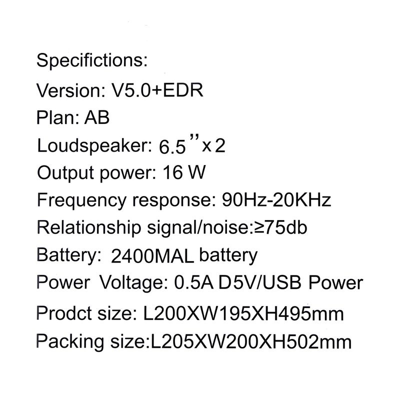 Bluetooth zvucnik AO-6603