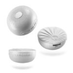 Bluetooth zvucnik EBORA sa lampom beli - Slika 3