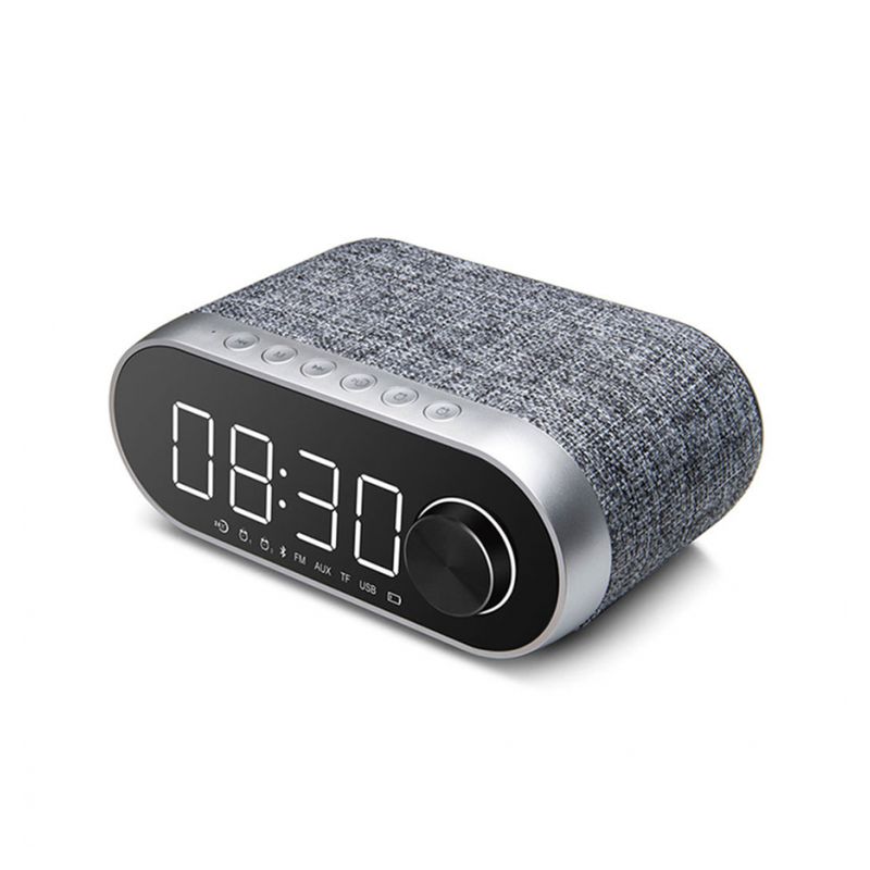 Bluetooth zvucnik REMAX Alarm Clock RB-M26 srebrni Bluetooth zvucnik REMAX Alarm Clock RB-M26 srebrni - Slika 1