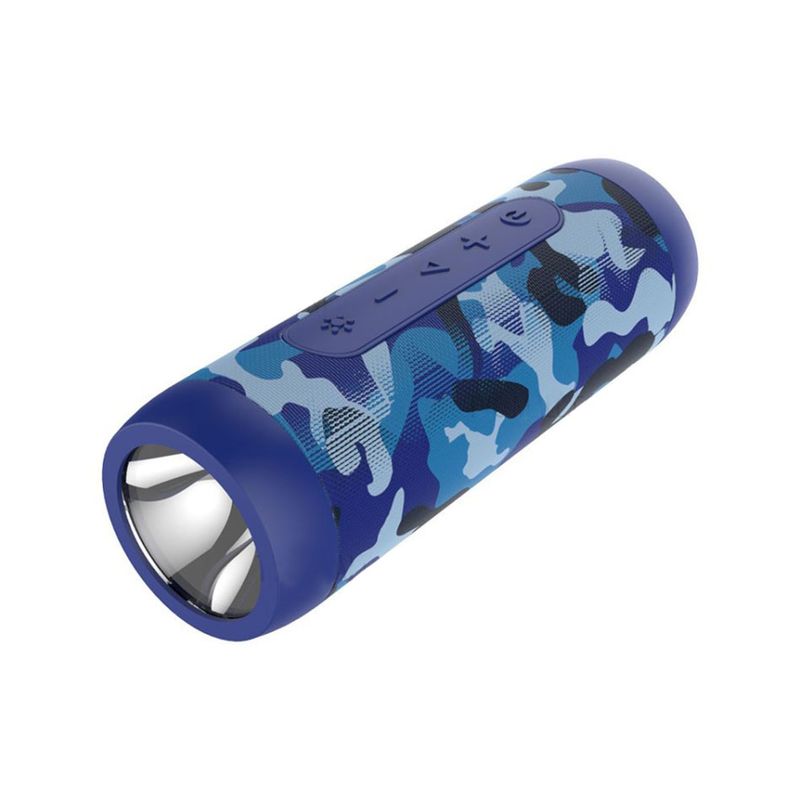 Bluetooth zvucnik S22 sa LED lampom army plavi