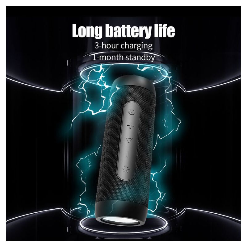 Bluetooth zvucnik S22 sa LED lampom army plavi