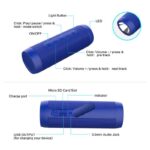 Bluetooth zvucnik S22 sa LED lampom crni - Slika 9