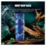 Bluetooth zvucnik S22 sa LED lampom crveni - Slika 3