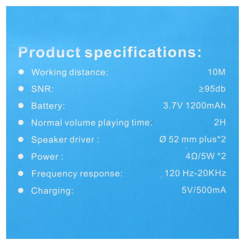 Bluetooth zvucnik TG537 army