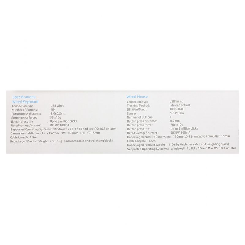 Combo mis i tastatura HP KM100 crni