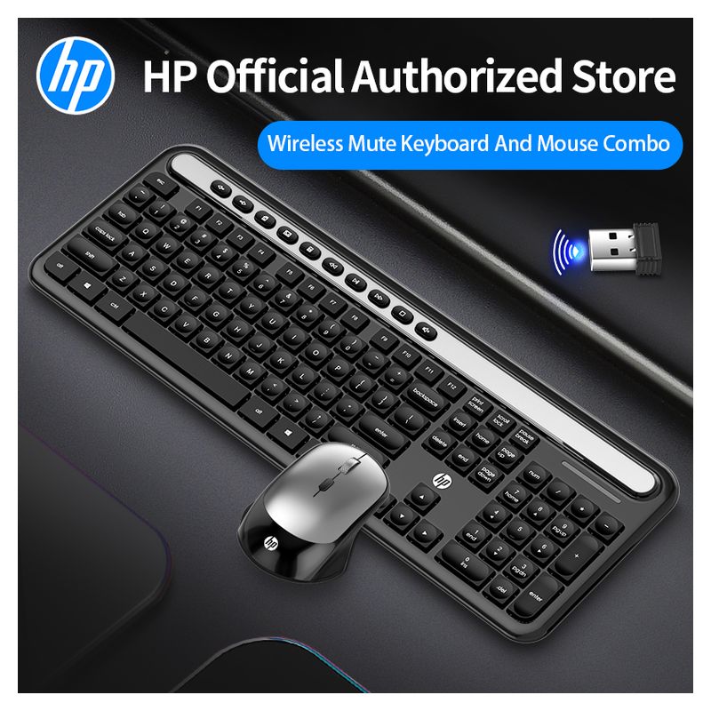 Combo mis i tastatura wireless HP CS500 crno sivi
