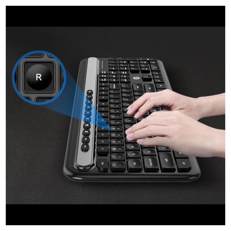 Combo mis i tastatura wireless HP CS500 crno sivi
