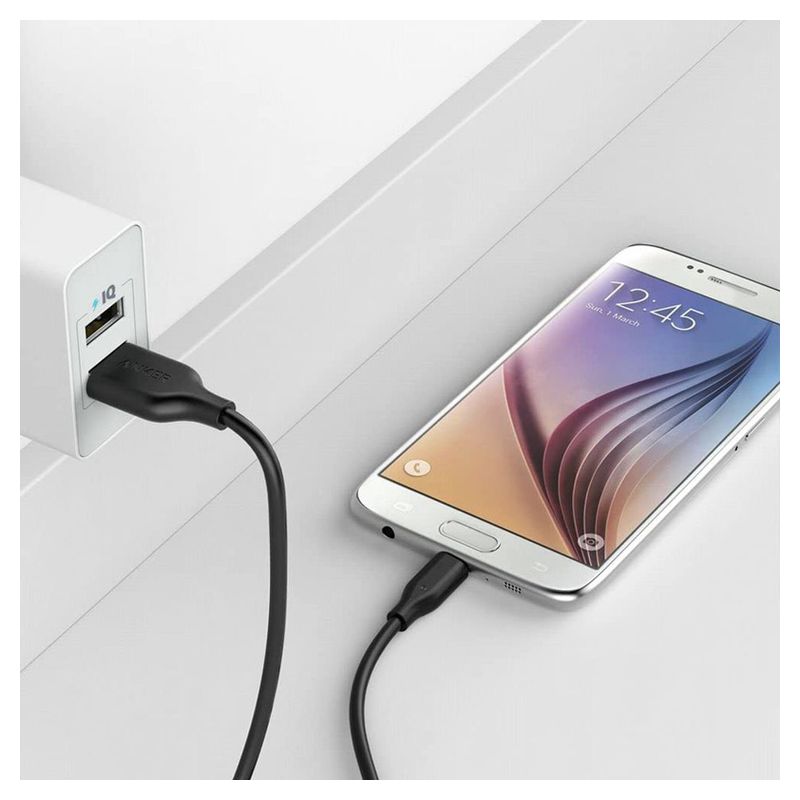 Data kabl ANKER PowerLine micro USB sivi 0.9m