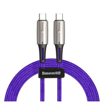 Data kabl Baseus Waterdrop USB Type C ljubicasti 1m