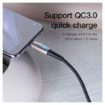 Data kabl Baseus Waterdrop USB Type C ljubicasti 1m - Slika 7