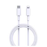 Data kabl KONFULON DC13 PD 3A Type C na iPhone lightning beli 1m - Slika 3