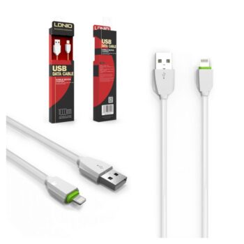 Data kabl LDNIO LS07 za iPhone lightning beli 1m
