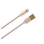 Data kabl LDNIO LS24 za iPhone lightning roze 1m
