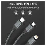 Data kabl LDNIO LS441 iPhone lightning sivi - Slika 4