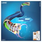 Data kabl LDNIO LS441 iPhone lightning sivi - Slika 5