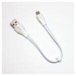 Data kabl LDNIO LS550 2.4A micro USB 0.2m beli - Slika 3