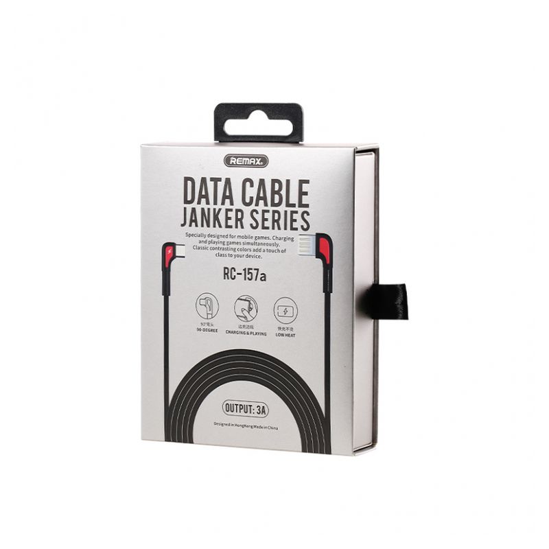 Data kabl REMAX Janker RC-157a Type-C crni 1m