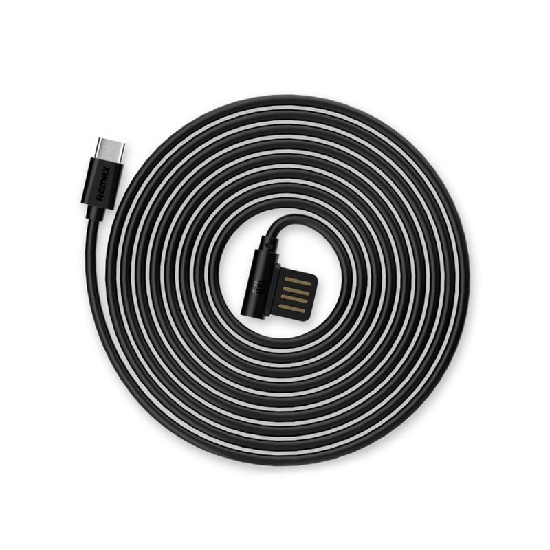 Data kabl REMAX Rayen RC-075a Type C crni 1m