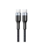 Data kabl REMAX RC-010 PD Type C 3A crni 1m