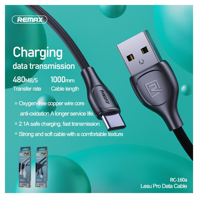Data kabl REMAX RC-160a 2.1A Type C beli