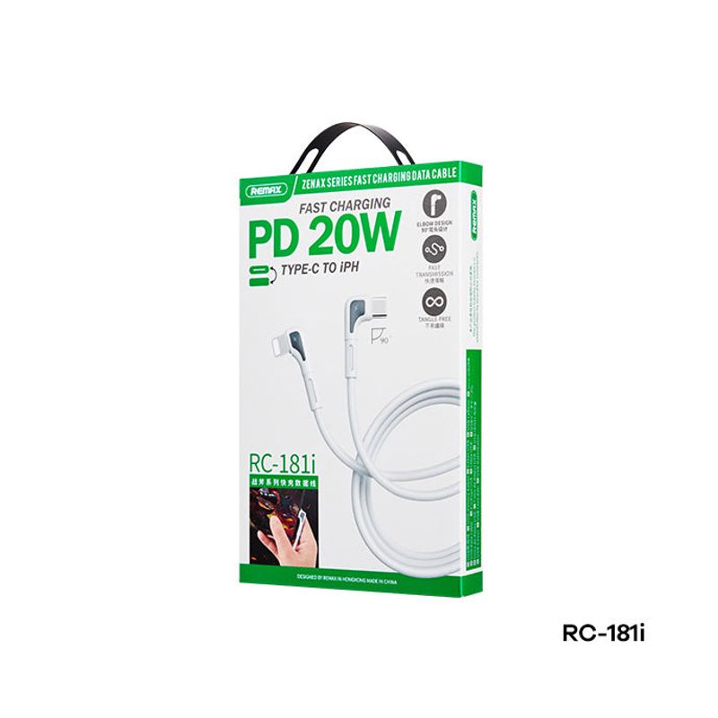 Data kabl REMAX RC-181i Fast Charging PD 20W Type C na iPhone lightning beli