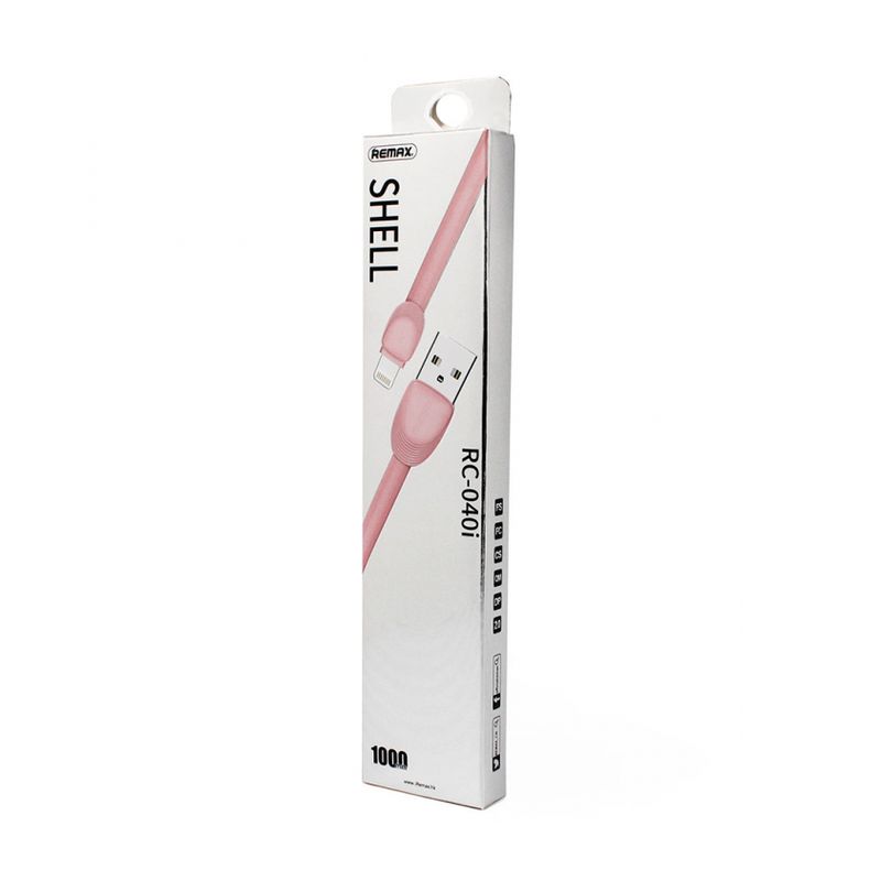 Data kabl REMAX Shell RC-040i za iPhone lightning pink 1m