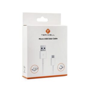 Data kabl Teracell Plus micro USB beli 2m