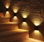 Solarna lampa za zid - 2 kom