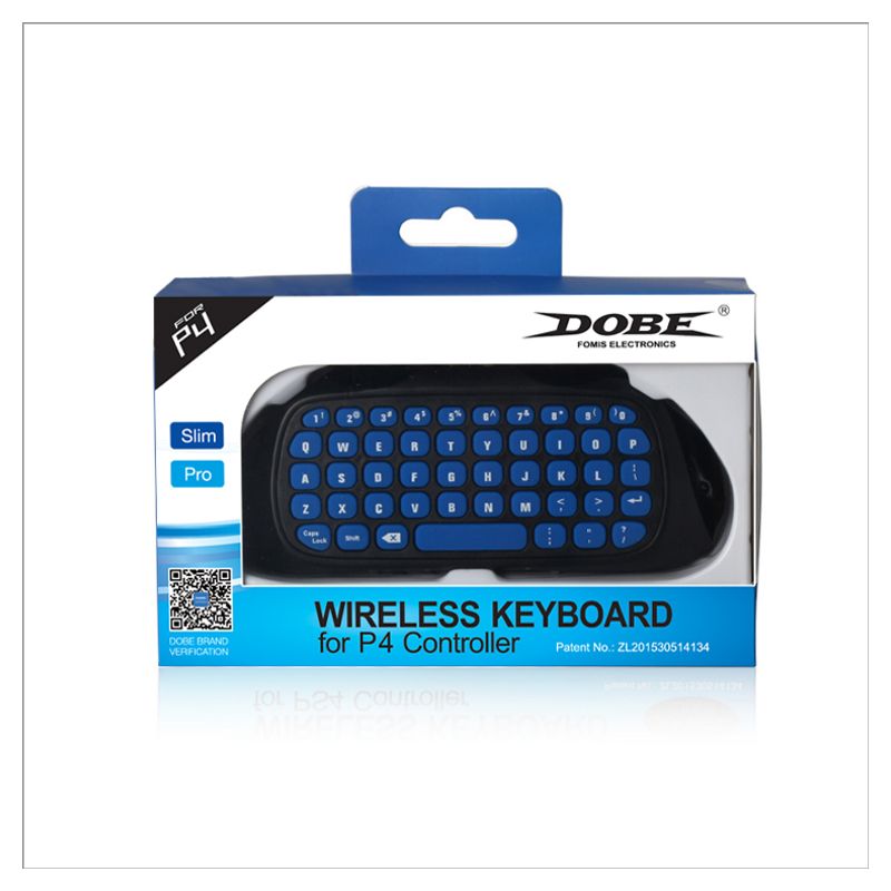 Dobe TP4-022 kontroler tastatura za PS4 plavo-crna