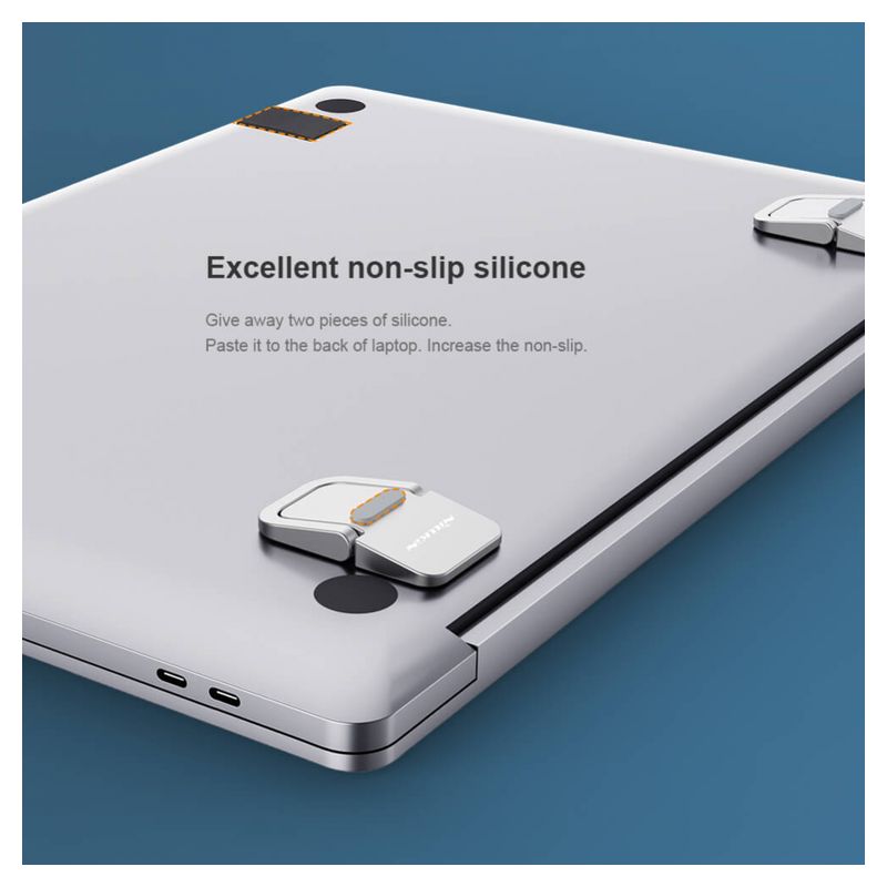 Dodatni podizaci za laptop Nillkin Bolster srebrni