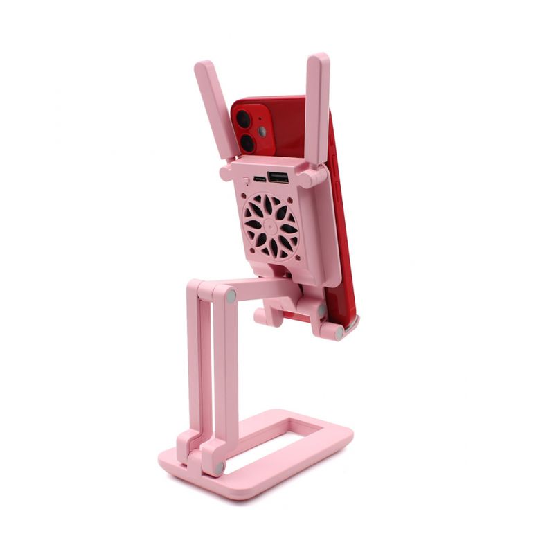 Drzac za mobilni F6 sa LED rasvetom pink