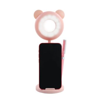 Drzac za mobilni sa LED rasvetom makeup K5 pink