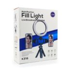 Drzac za mobilni telefon K316 sa LED lampom 2u1 - Slika 8
