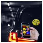 Emotikon LED tabla za automobil - Slika 7