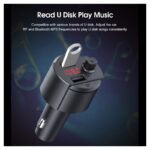FM transmiter C4 USB TF Bluetooth 5.0 12-24V handsfree beli - Slika 9