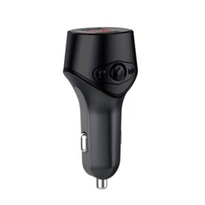 FM transmiter C5 USB TF Bluetooth 5.0 12-24V handsfree crni