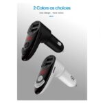 FM transmiter C8 USB TF Bluetooth 5.0 12-24V handsfree LE beli - Slika 2