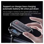 FM transmiter Y4 USB TF Bluetooth 5.0, call ID, modlularni,  handsfree crni - Slika 6