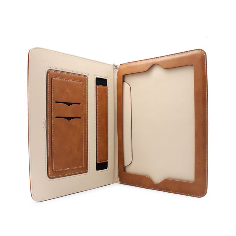 Futrola Leather za iPad 2/3/4 svetlo braon