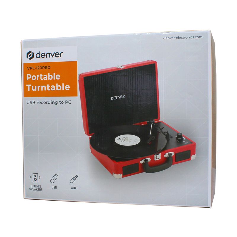 Gramofon Denver VPL-120 crveni